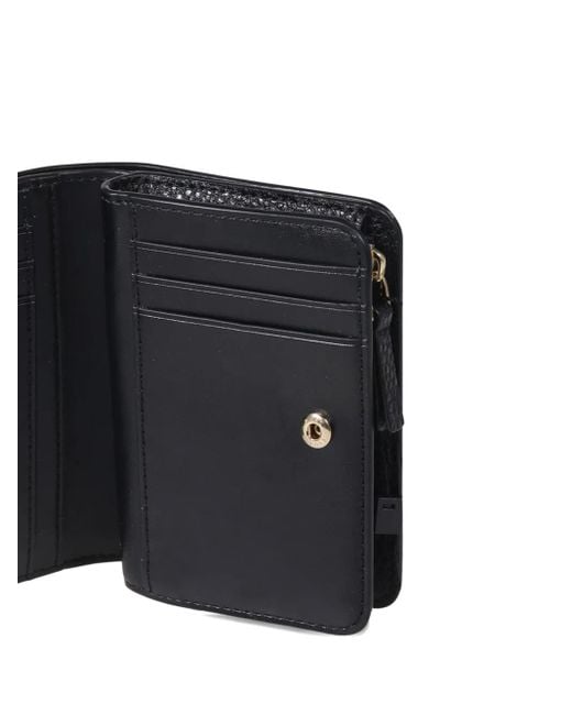 Marc Jacobs Black Logo-Plaque Wallet