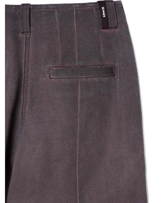 Sunnei Gray Wool Trousers