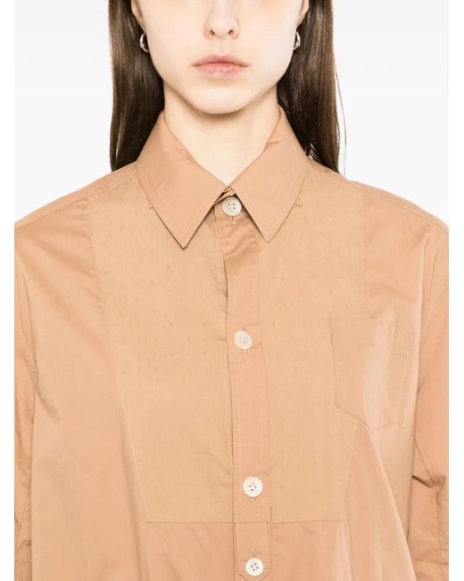 Undercover Natural Pocket Panelled Shirt