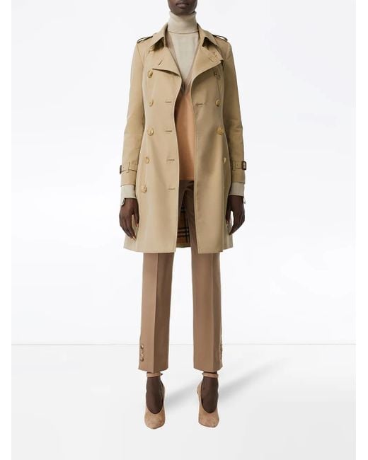 Burberry Natural Chelsea Heritage Double-Breasted Trench Coat