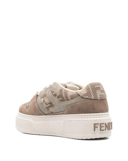 Baskets Match Fendi en coloris Multicolor