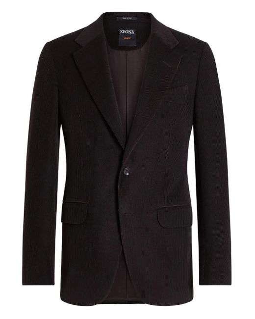 Zegna Black Cashmere-Blend Jacket for men
