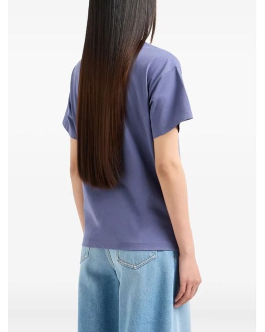Emporio Armani T-Shirt Met Logo in het Blue