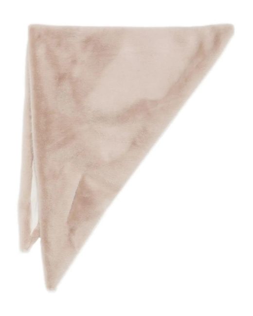 Herno Natural Faux-Fur Scarf