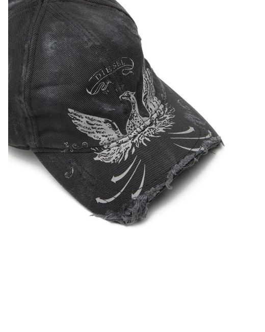 DIESEL Gray Hat for men