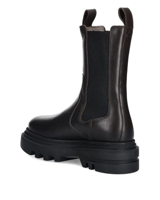 AllSaints Black 55Mm Pull-Tab Boots