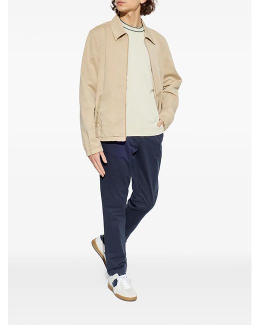 Paul Smith Blue Buttoned Straight Jeans for men