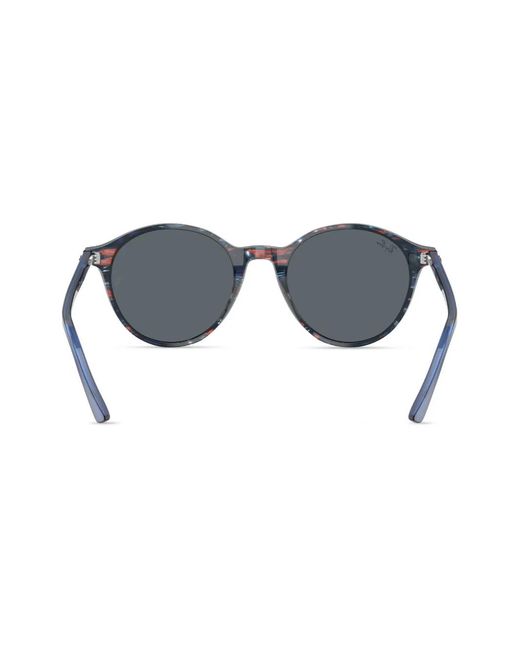 Ray-Ban Blue Rb2230 Bernard Round-Frame Sunglasses