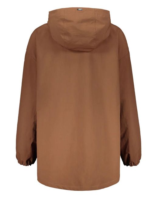 Herno Brown Hooded Coat
