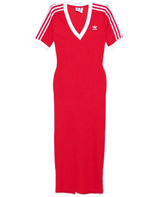 Adidas Adicolor マキシドレス Red