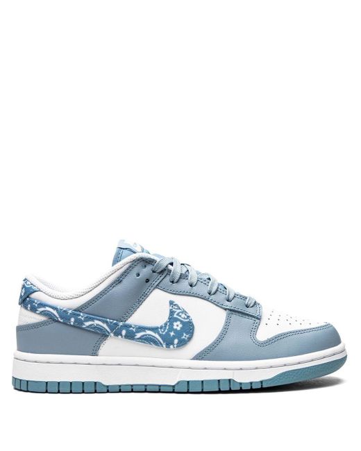 Nike Dunk Low "paisley" Sneakers in Blue | Lyst Australia