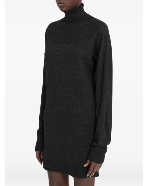 MM6 by Maison Martin Margiela タートルネック ミニドレス Blue