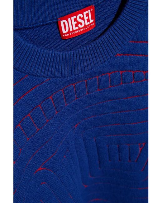 DIESEL Blue K-Ratio Jumper for men