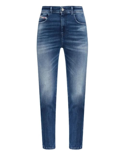 DIESEL Blue 1984 Slandy-High 09L93 Jeans