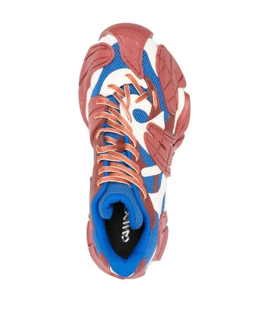 CAMPERLAB Red Tormenta Panelled Mesh Sneakers