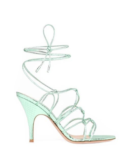 Gianvito Rossi White Teti 95 Sandals