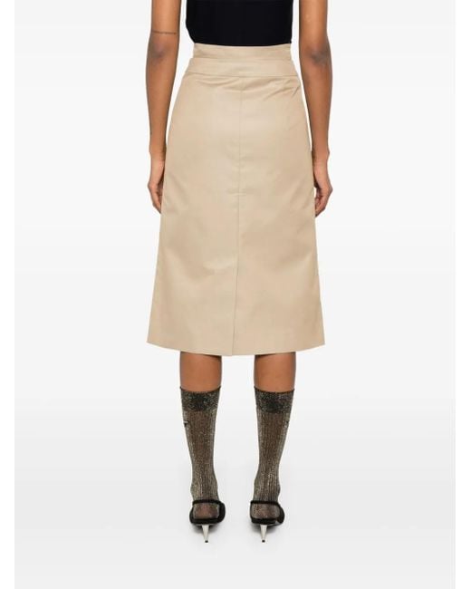 ShuShu/Tong Natural Twill Midi Dress