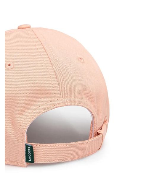 Lacoste Natural Logo-Patch Baseball Cap