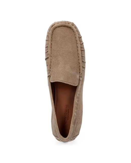 Vagabond Natural Mika Ruched Slip-On Loafers