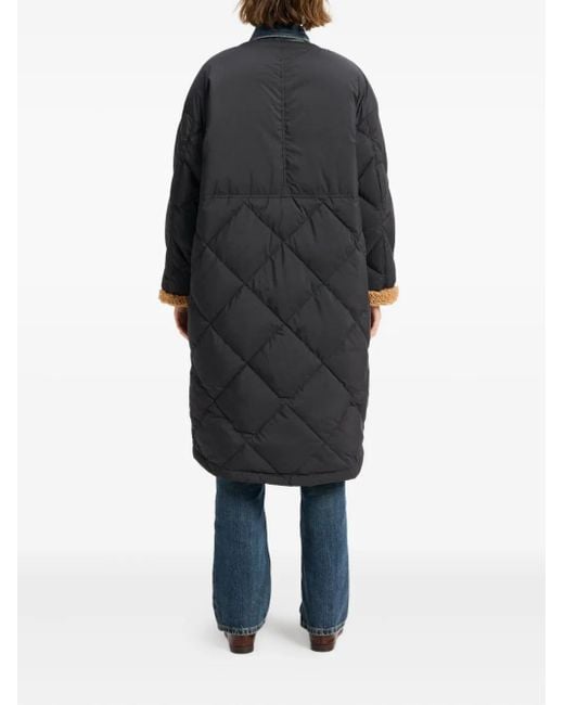 Pyrenex Black Blossom Quilted Coat