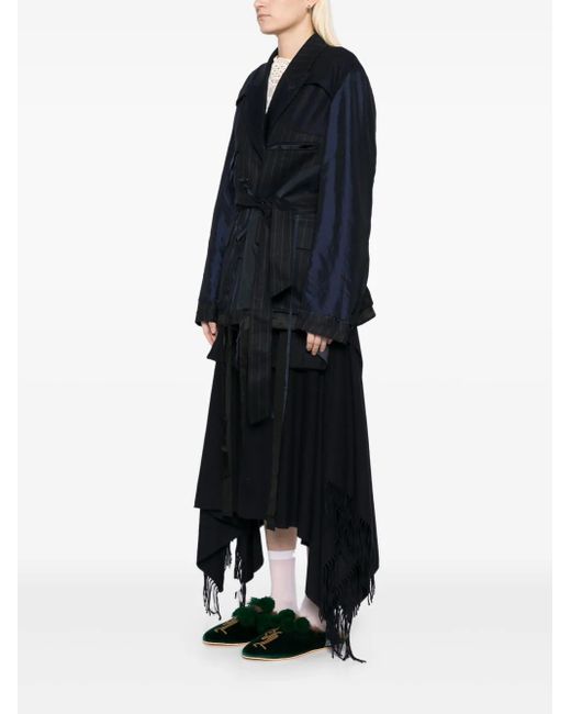 Midorikawa Black Panelled Jacket