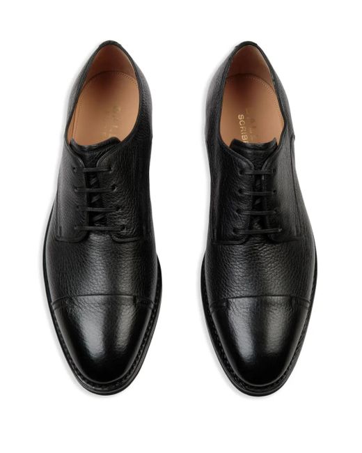 メンズ Bally レザー ダービーシューズ Black