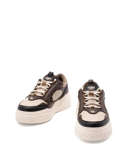 Fendi Natural Sneakers for men