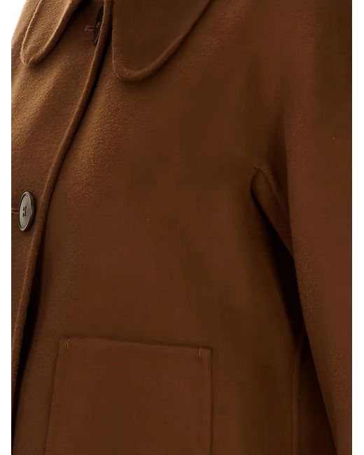 Max Mara Brown Single-Breasted Jacket