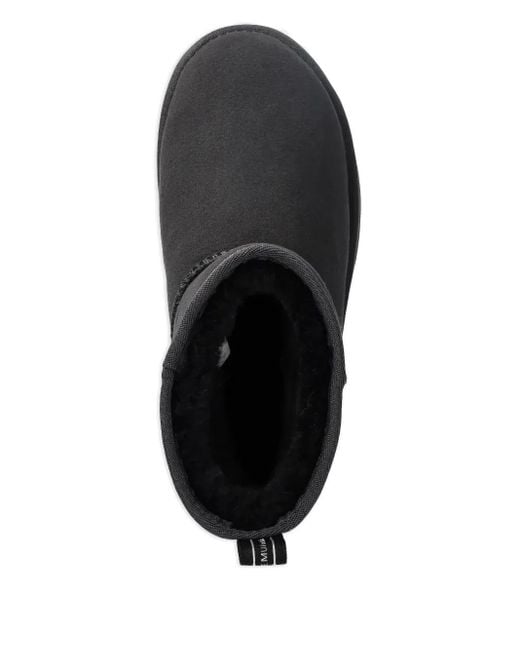 EMU Black Flat Ankle Boots