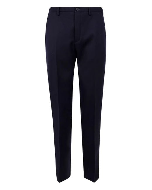 Pressed-crease trousers Incotex de hombre de color Blue