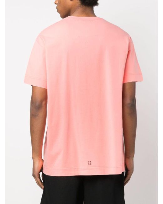 メンズ Givenchy ロゴ Tシャツ Pink