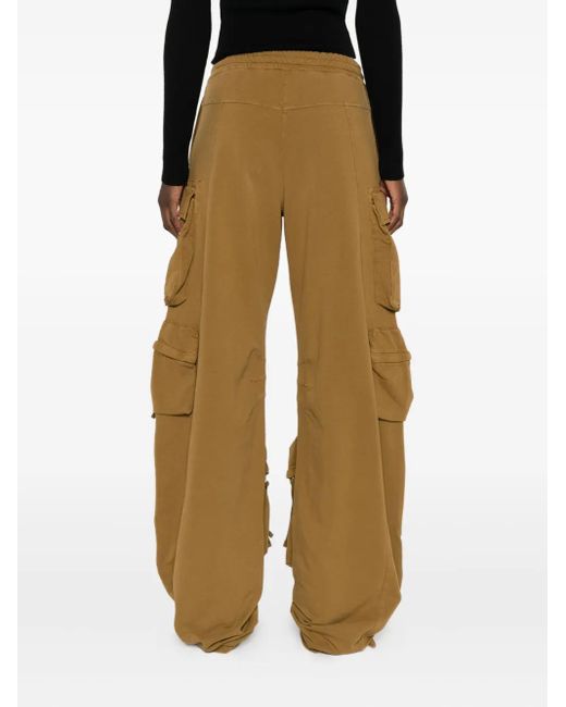 The Attico Green Multi-Pocket Drawstring Trousers