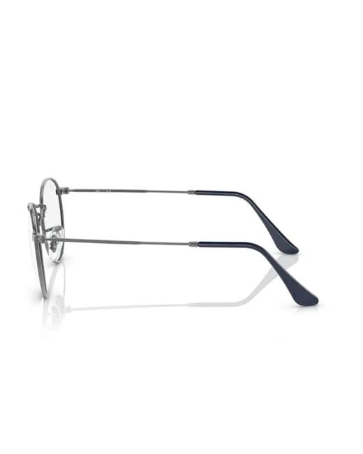 Ray-Ban Metallic Round-Frame Glasses