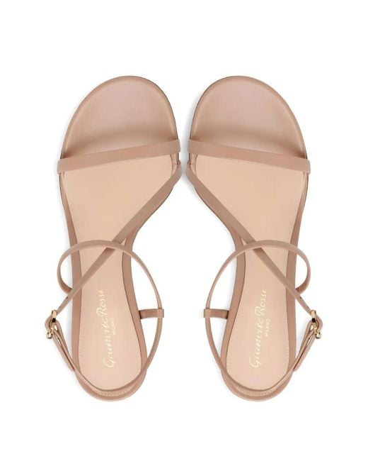 Gianvito Rossi Pink Ascent Strappy Sandals