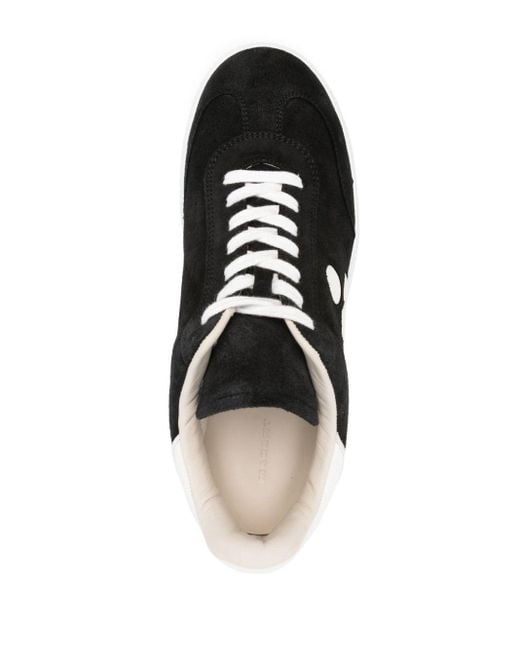 Isabel Marant Black Brycy Suede Sneakers for men