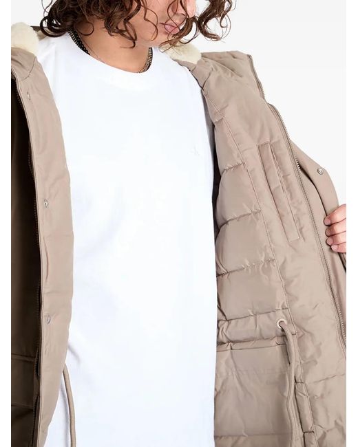 Parka Con Capucha Calvin Klein de hombre de color Natural