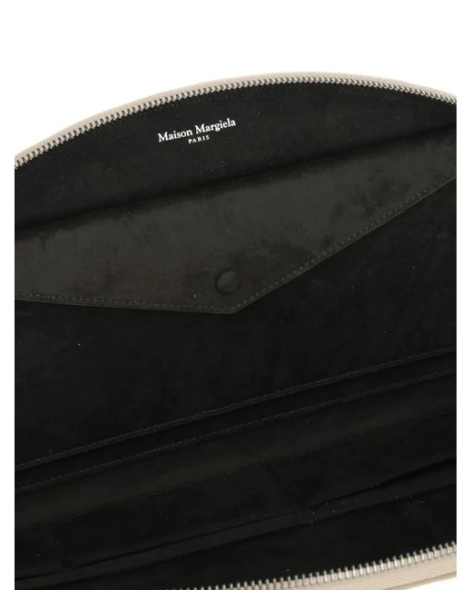 Maison Margiela Natural Mini Halfmoon Pouch