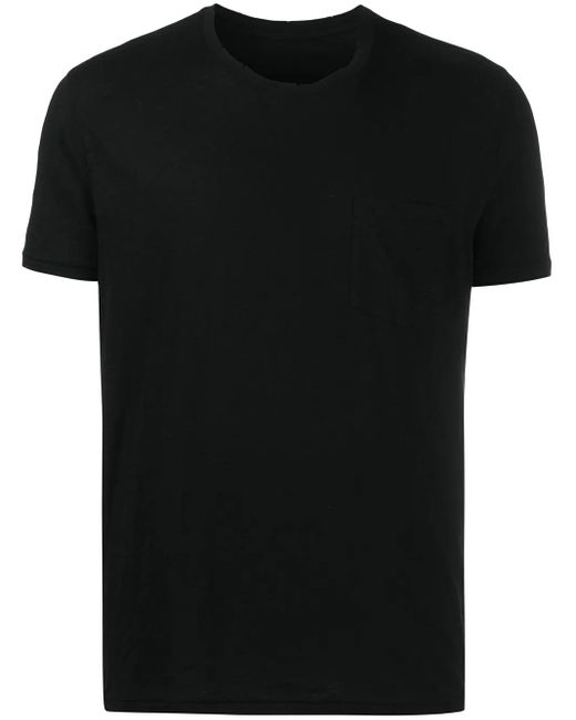 Zadig & Voltaire Black Stockholm Skull-Print T-Shirt for men