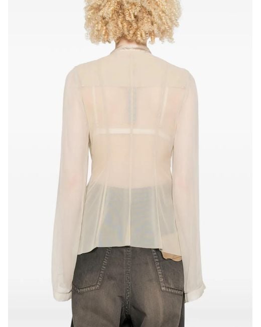 Rick Owens Natural Stag Sheer Jacket