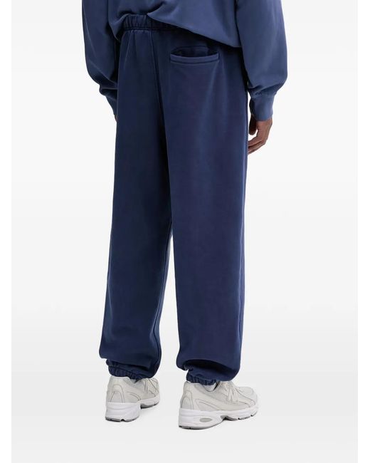 Vans Blue Logo-Patch Track Pants for men