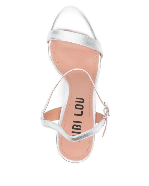Bibi Lou White Lotus Sandalen 90mm