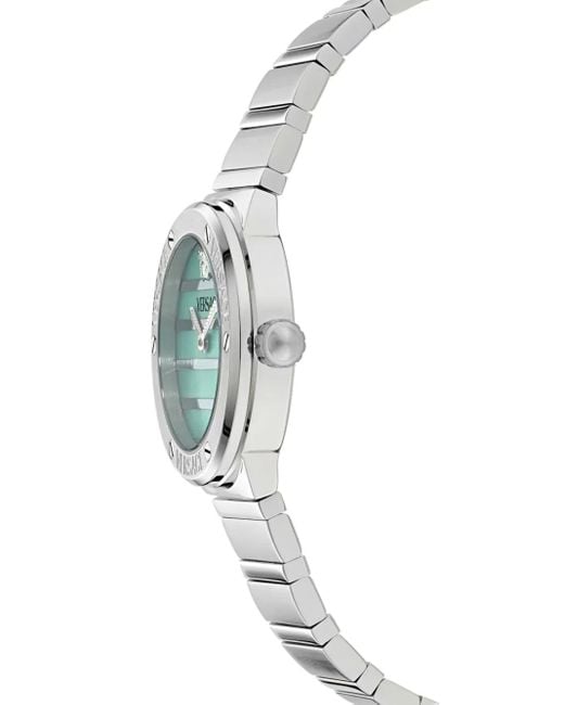 Versace Blue Striped-Dial 33Mm