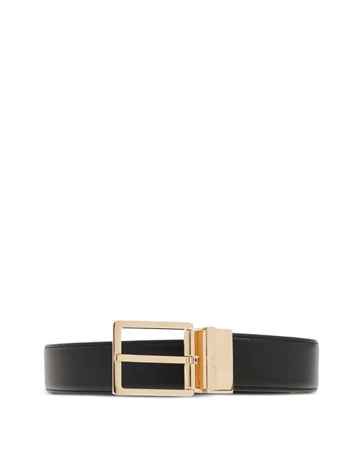 Brioni White Leather Belt for men