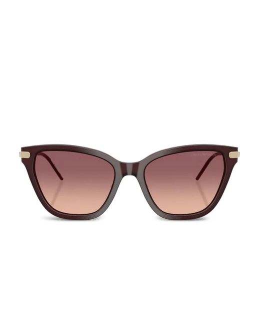 Emporio Armani Pink Cat-Eye Acetate Sunglasses