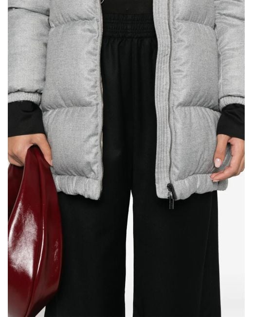 Fabiana Filippi Black Amelia Flannel Trousers