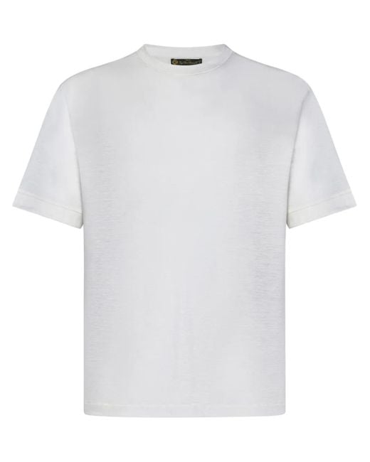 Franzese Collection White Alain Delon T-Shirt for men