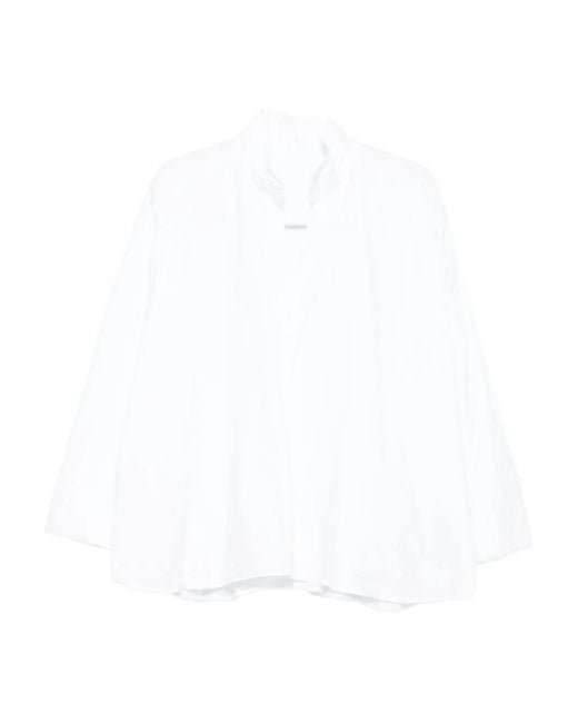 Camisa de algodón Daniela Gregis de color White