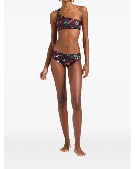 LaDoubleJ Pink Boy Floral-Print Bikini Briefs