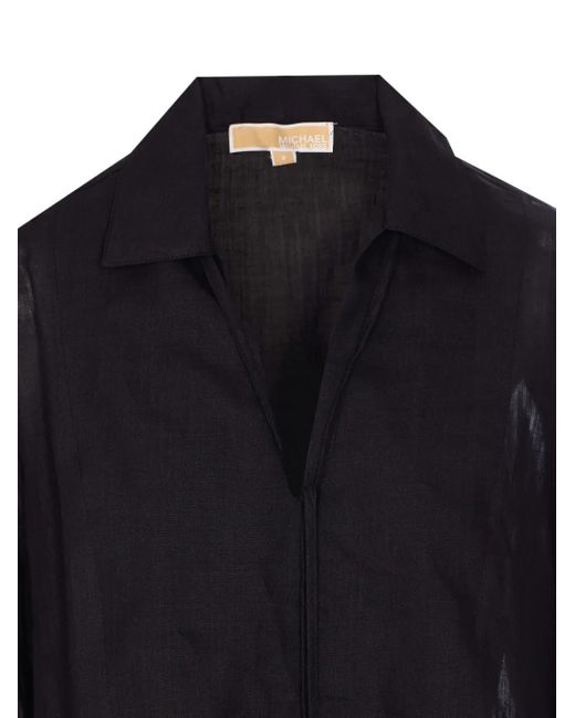 Camicia Ramie di MICHAEL Michael Kors in Blue