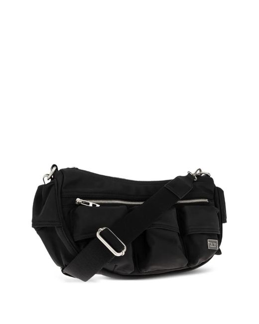 DIESEL Black Multi-Pkts Shoulder Bag